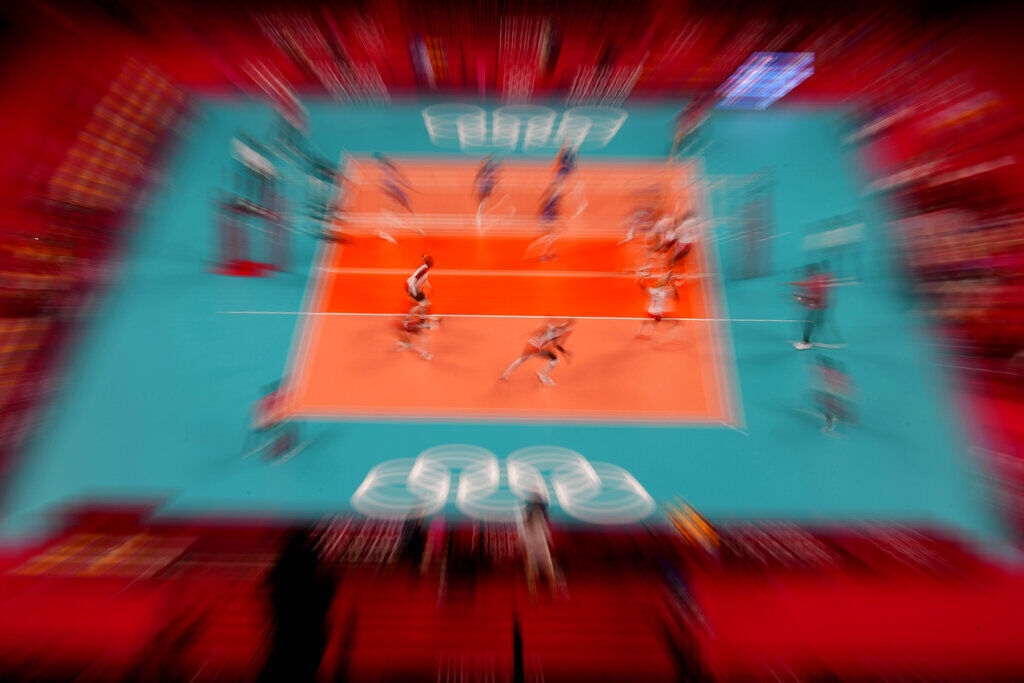 APTOPIX Tokyo Olympics Volleyball